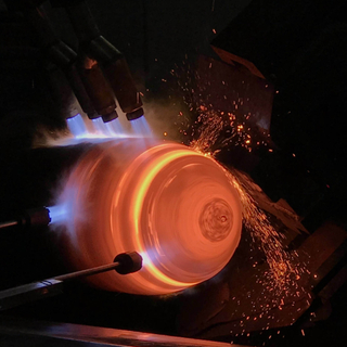 CNG Steel Cylinder Hot Spinning Machine
