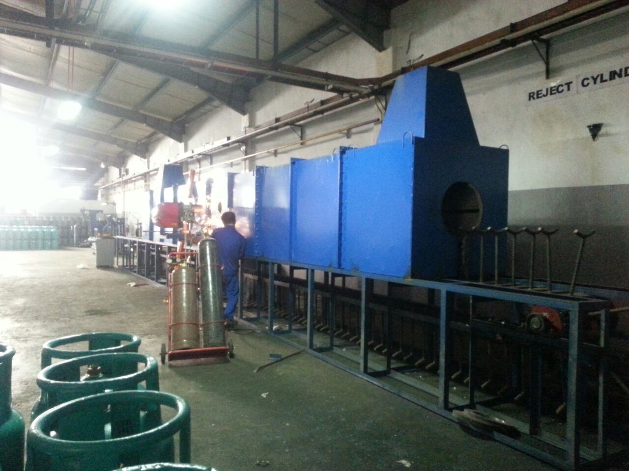 Natural Gas Heat Treatment Furnace for LPG Cylinder