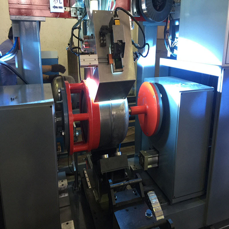 Semi Automatic LPG Cylinder Bottom Ring Welding Machine