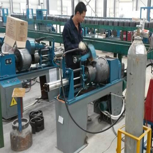 Semi Automatic LPG Cylinder Foot Ring Welding Machine