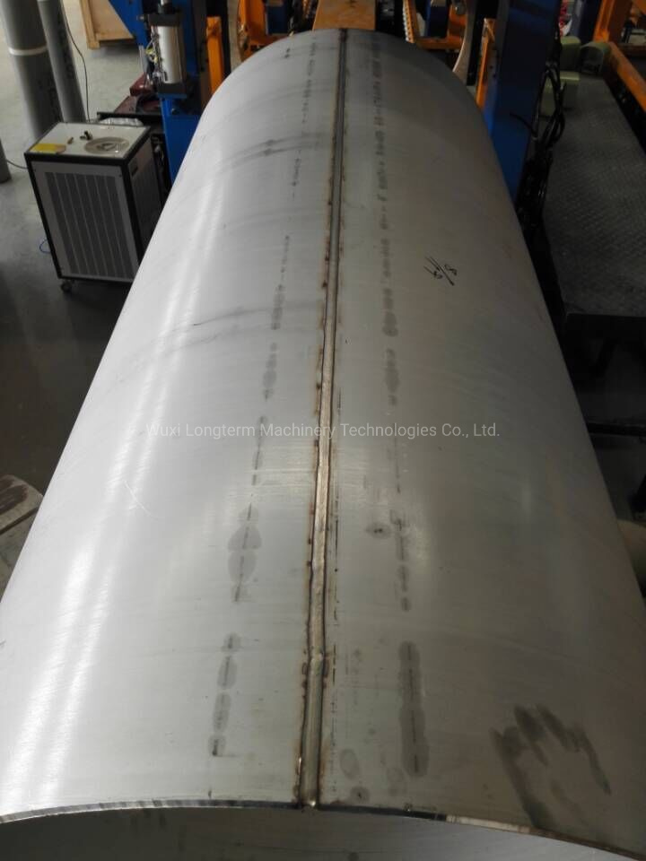 Air Tank Longitudional Welding Line with MIG Methord
