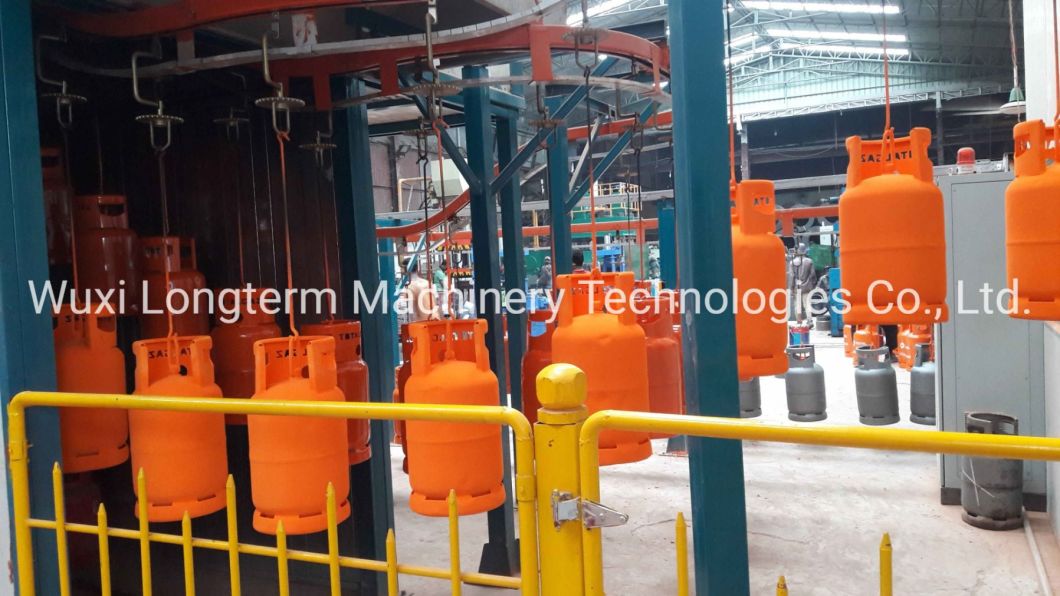 Professional Powder Coating Production Line for LPG Gas Cylinder, Auto Powder Coating System*