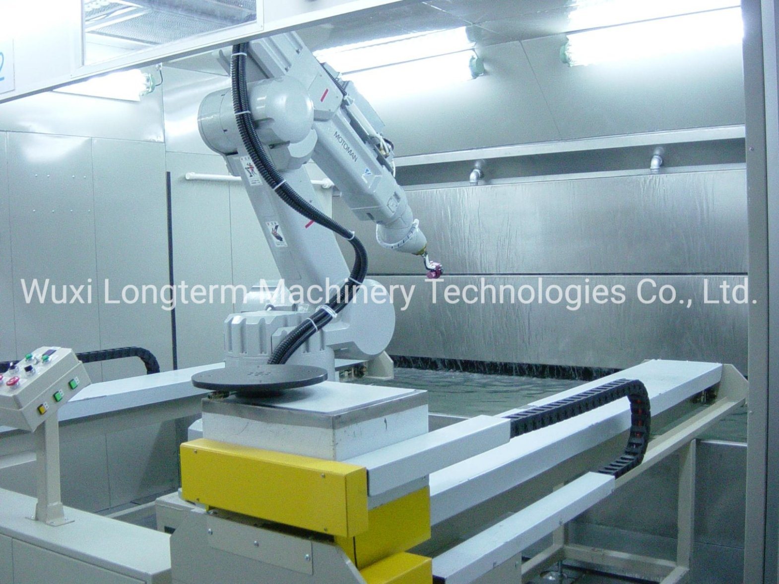 Precision Automatic Painting Gun Powder Coat Production for Elevator, High Efficiency Electric Metal Powder Coating Line!
