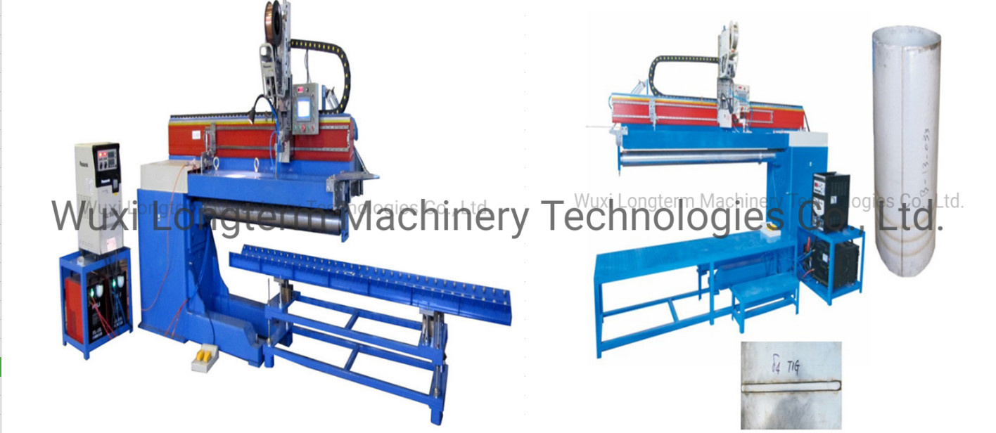 Made in China Electric Steel Water Tank Go-Through Type Plasma Longitudinal Seam Welding Equipment / Machine@
