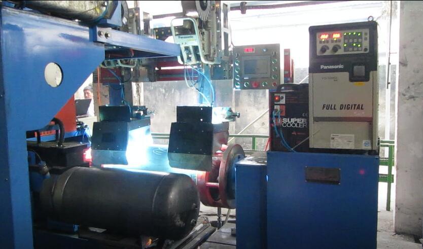 Double Head Circumferential Welding Machine for 50kg LPG Cylinder Production