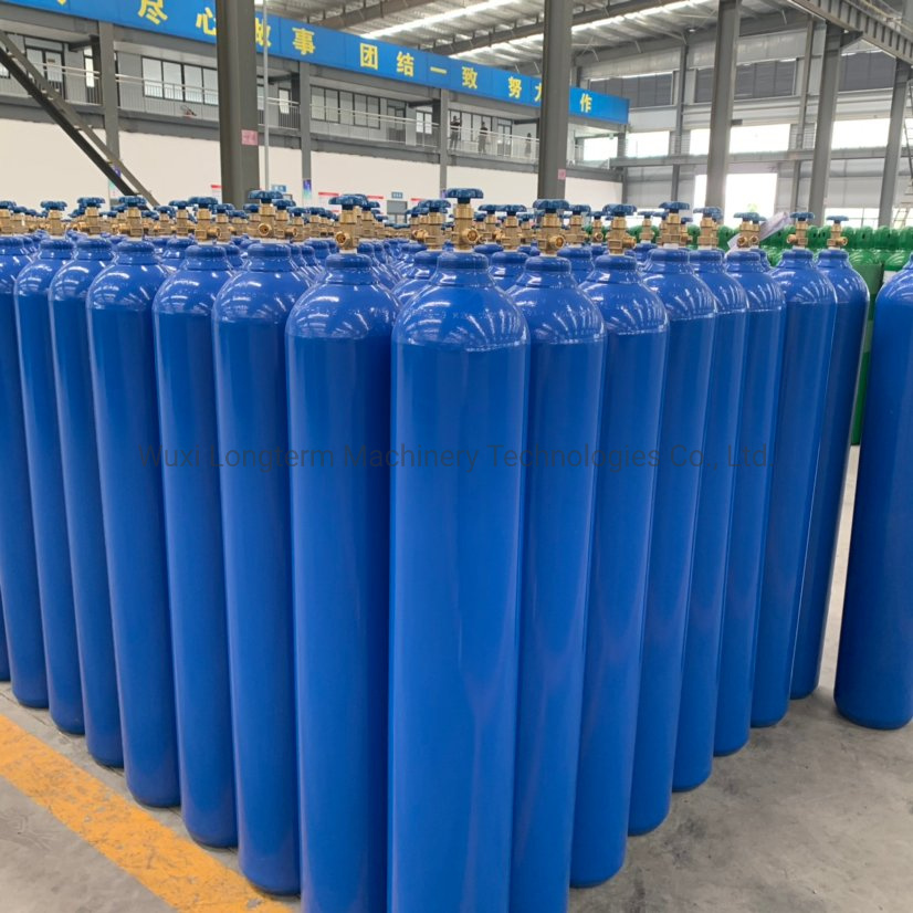 Medical Standard High Pressure Seamless Steel Empty 40L Stable Pressure Flow Accurate Small Portable Oxygen Cylinder~