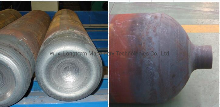 Hot Tube Metal Spinning Machine, Cylinder Bottom Closing Machine