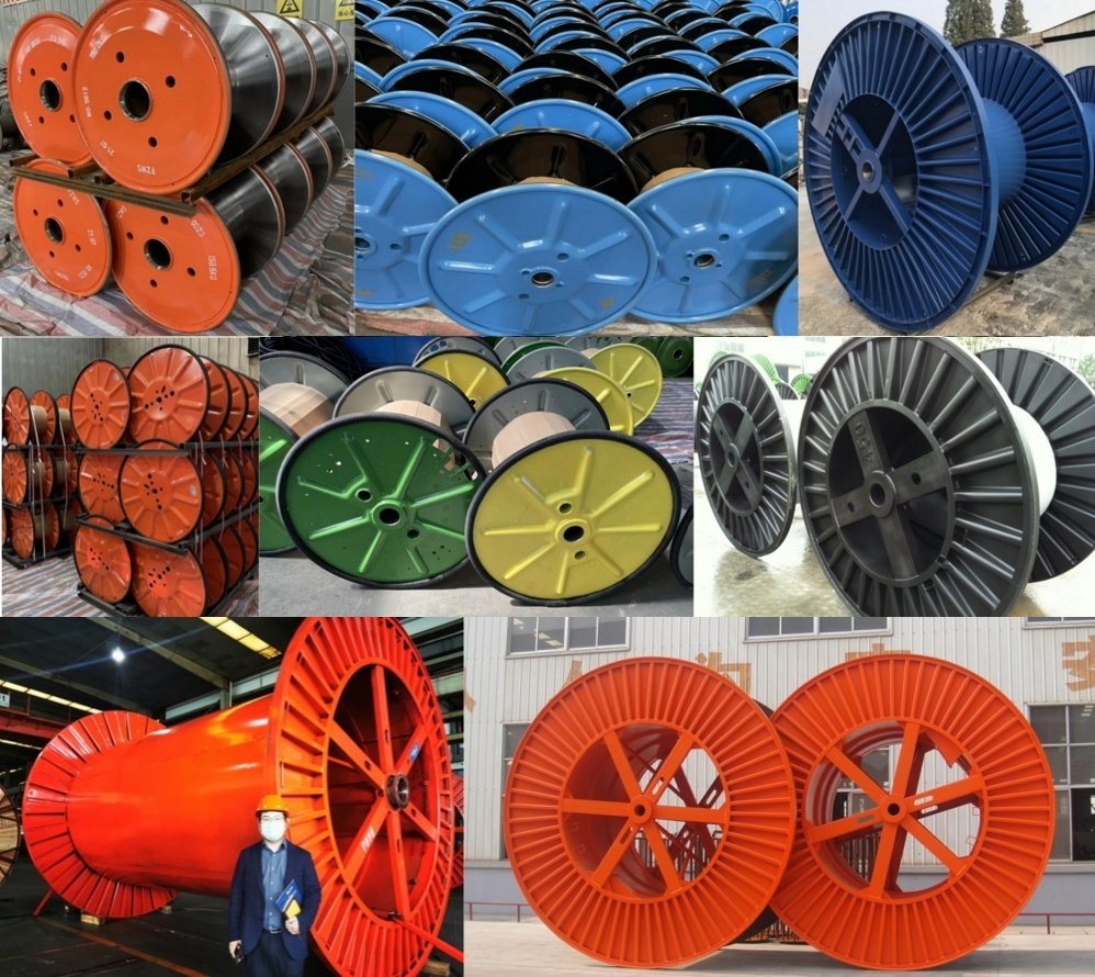 Empty Corrugated Cable Bobbin/Metal Spool/Reel/Cable Drum for Wire and Cable^