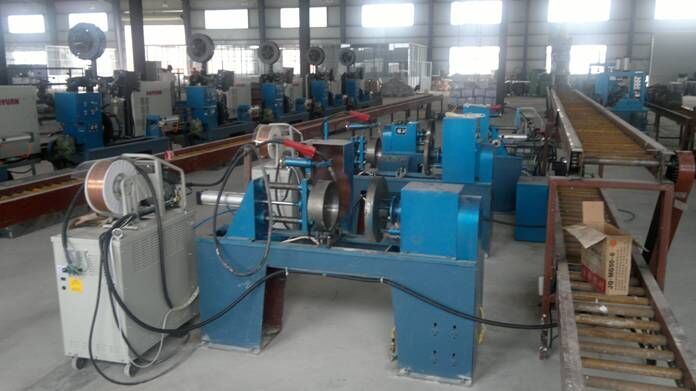 LPG Gas Cylinder Manufacturing Equipment Bottom Base Welding Machine