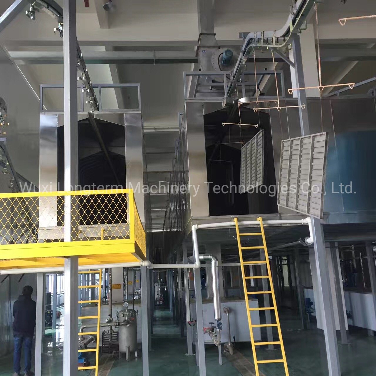 Customizable Optimize Energy Consumption Hardware Metal Products Powder Coating System, Electrostatic Powder Coating Production Line@