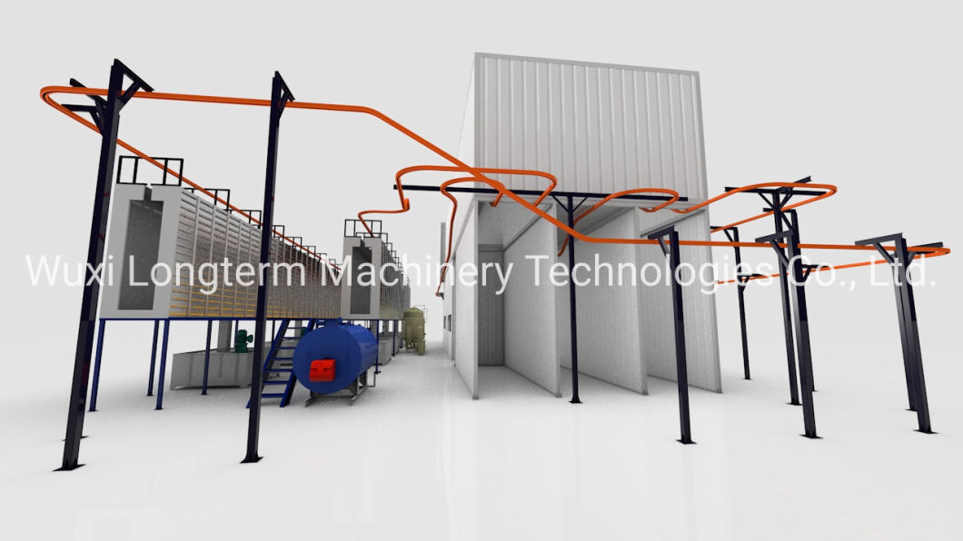 High-Efficiency Electrostatic Hardware Metal Products Powder Coating System, Painting Booth/