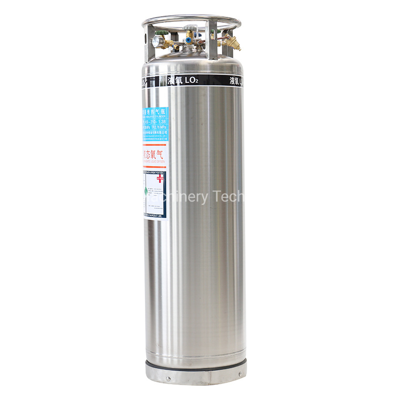 210L CO2 Nitrogen Cryogenic Portable Liquid Helium Gas in Oxygen Ln2 Dewar Flask Tank