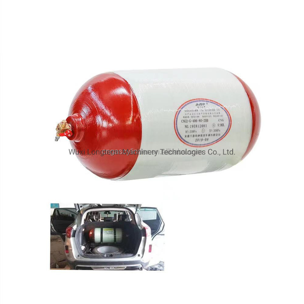 ISO11439 Standard High Pressure Type2 CNG Steel Gas Cylinder for Vehicle/Bus/Truck Use