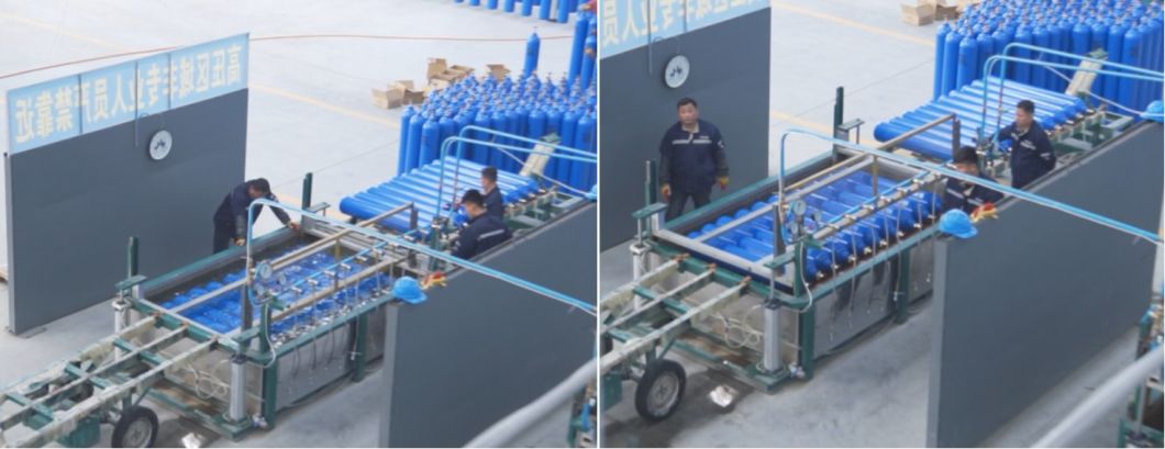 CNG Gas Cylinder Air Leakage Testing Machine