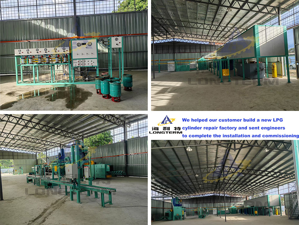 LPG cylinder requalification line in Malaysia (2)