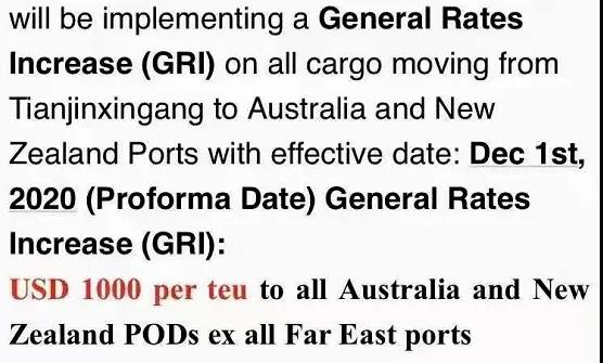 general rates