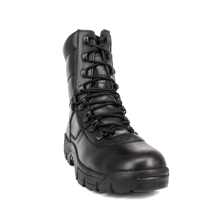تصميم جديد عالي الجودة أحذية جلدية عسكرية كاملة للجيش 6214