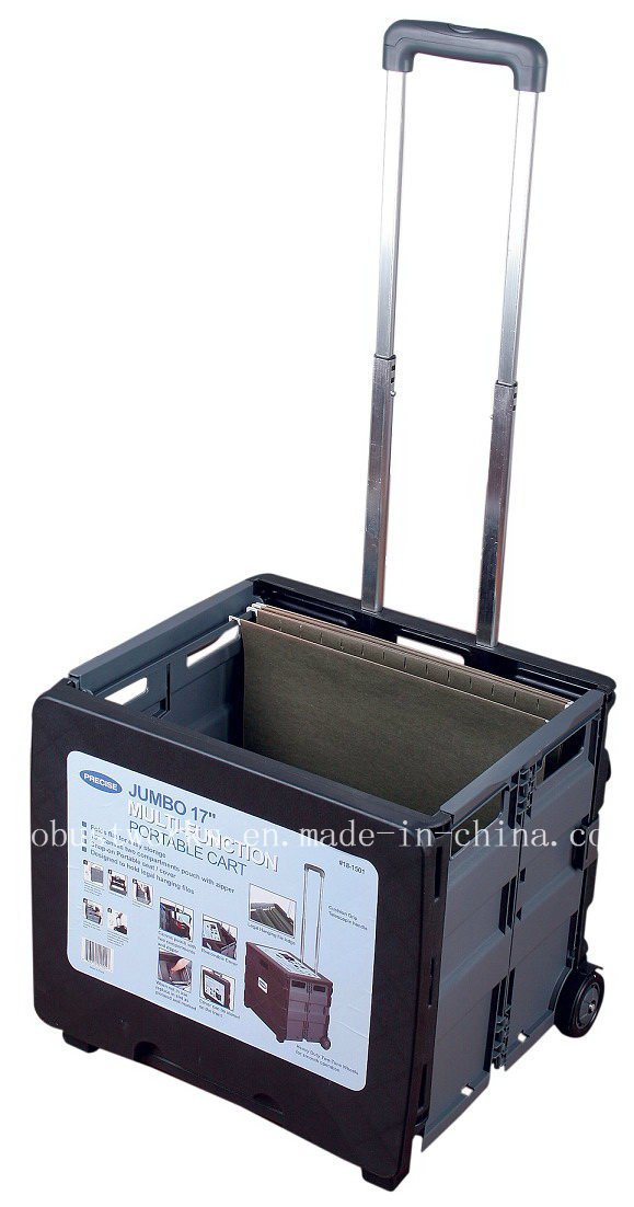 Multi Function Folding Cart with Lid and Pouch (FC405K)