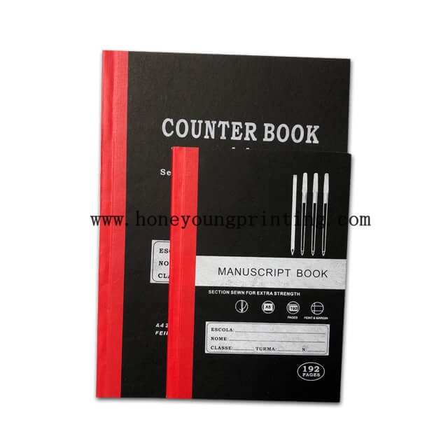 A4 A5 Sewing binding hard cover counter book manuscript book 