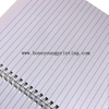 Soft cover double spiral notebook 8mm single line assorted designs with bright lamination