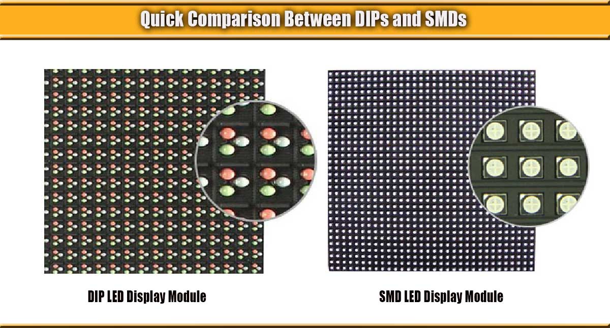 DIP-SMD-LED-módulos