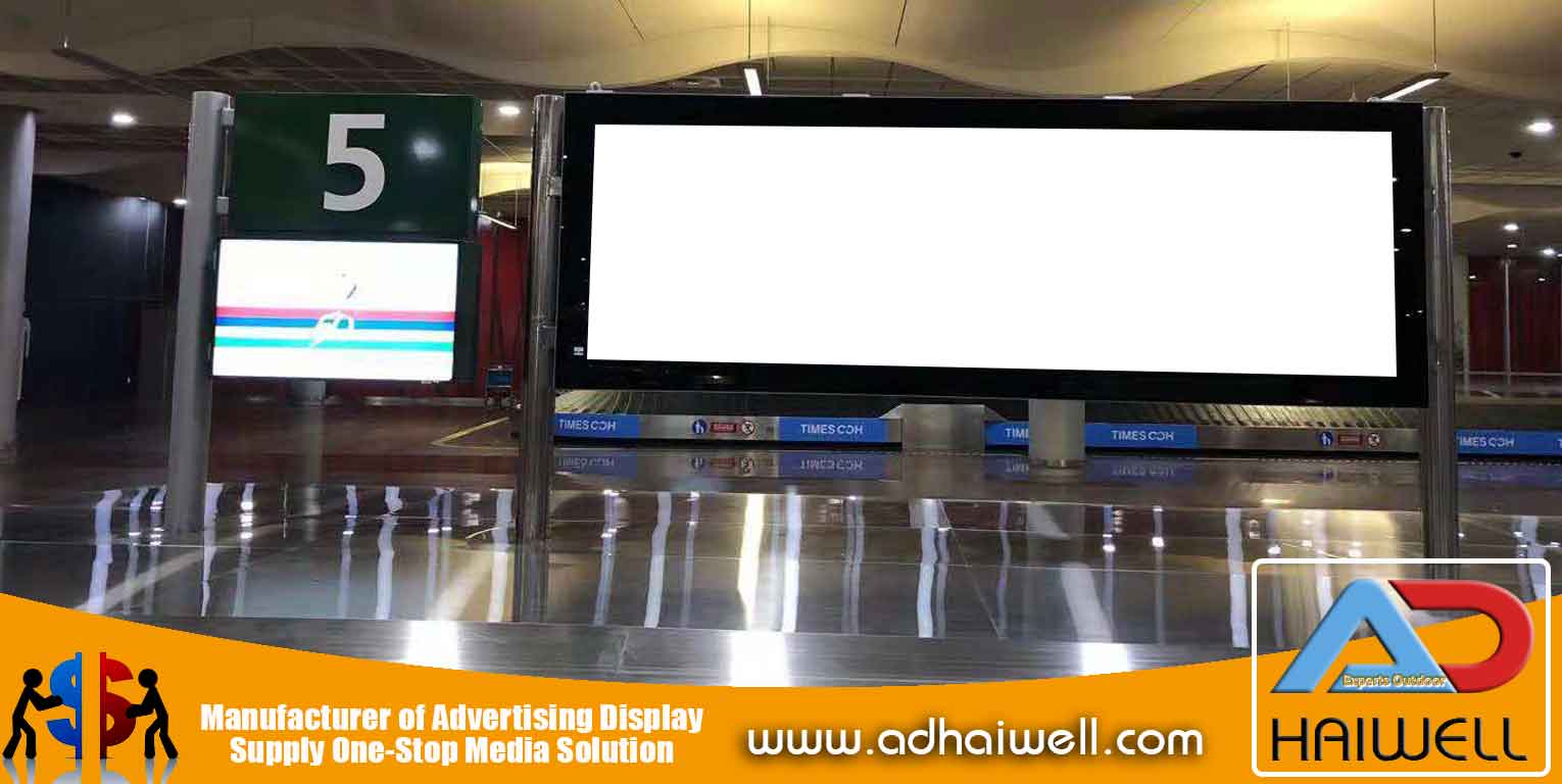 Panneaux lumineux-LED-défilants-pour-l'aéroport-Maurice