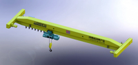  Motor-driven single beam crane from china