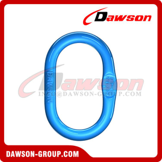 G100 / Grade 100 Forged Master Link com Flat for Crane Lifting Chain Slings