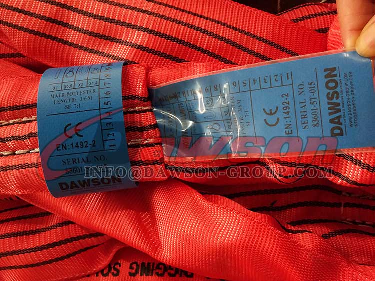 5T ポリエステル ラウンド スリング、リフティング スリング - Dawson Group Ltd. - 中国メーカー、サプライヤー、工場