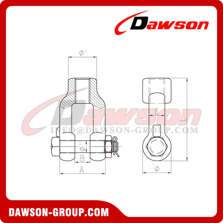 DS882 U タイプ鉱物製品用鍛造ホイスト リング - Dawson Group Ltd. - 中国メーカー、工場