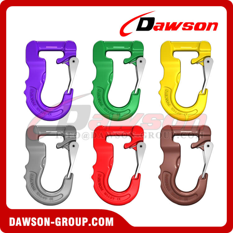 Grade 100 Web Sling Hook, G100 Synthetic Alloy Round Sling Hook - Dawson Group Ltd. - China Manufacturer Gancho de estilingue de rede grau 100, gancho de estilingue redondo de liga sintética G100 - Dawson Group Ltd.