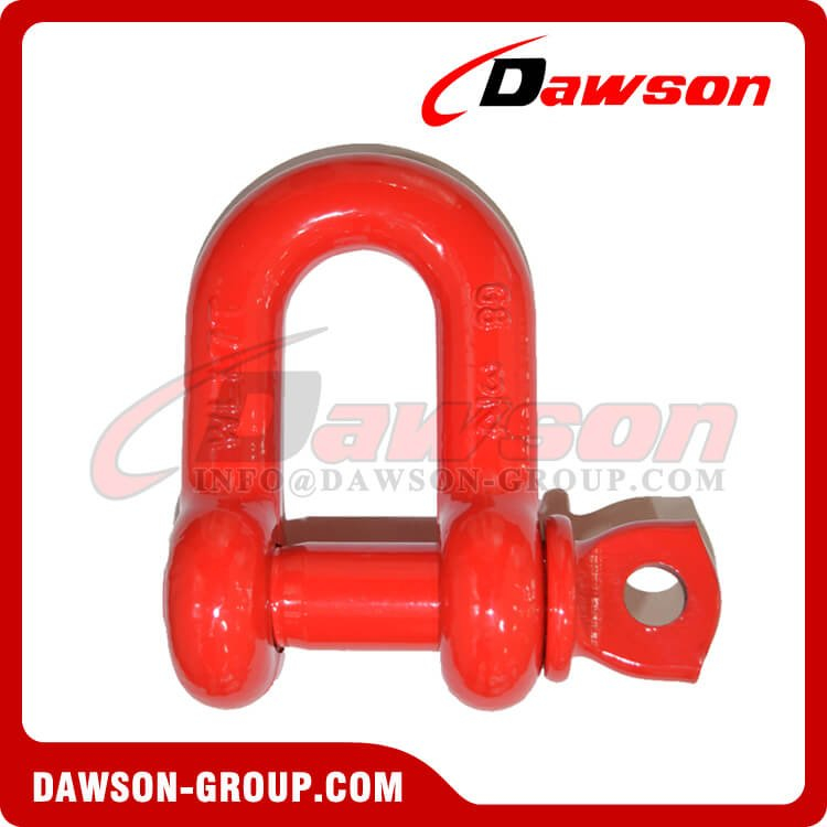 DS759 G8 Screw Type Alloy Dee Shackle, Chain Shackle com parafuso Pin for Lifting