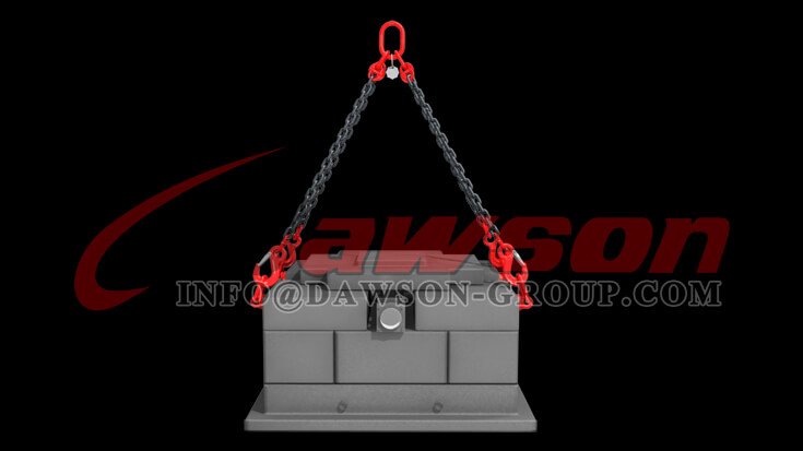 Aplicaci&oacute;n del gancho para eslinga con ojo G80, gancho de acero forjado de grado 80 para cadenas - Dawson Group Ltd. - Proveedor de China