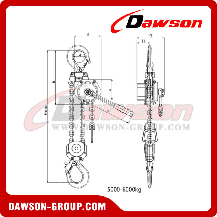 DS-DC750 Высококачественная рукоятка с храповым механизмом для подъема рычага для крепления