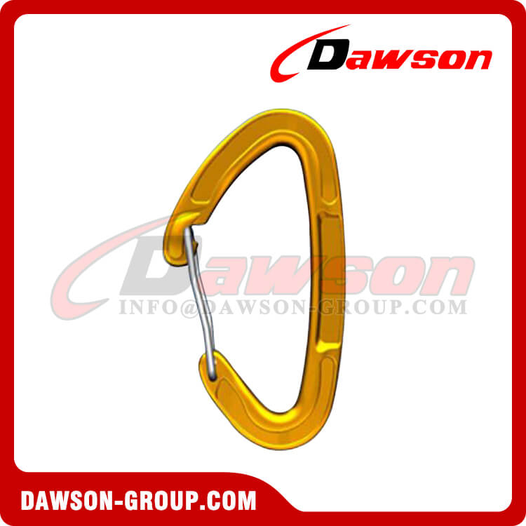 DS7806S Gancho de seguridad de aleación de aluminio 7075, mosquetón de gancho de seguridad