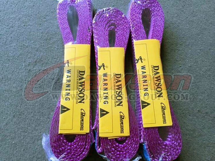 WLL 1 トン ポリエステル ウェビング スリング - リフティング スリング - Dawson Group Ltd. - 中国サプライヤー、工場