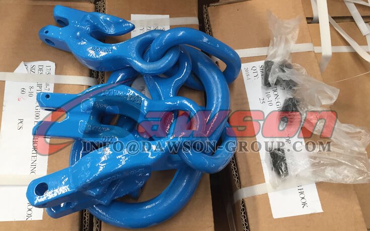 Conjunto de elo mestre grau 100 com gancho de 4 garras - Dawson Group Ltd. - Exportador da China