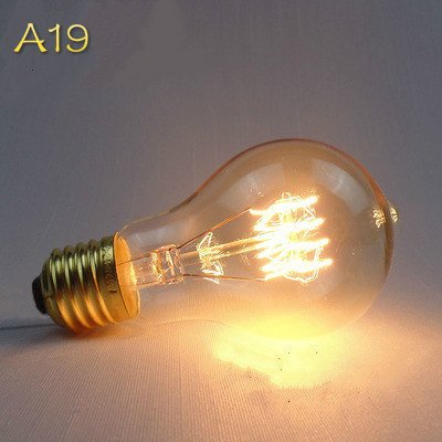 A19 40W Vintage Style Antique Edison Filament Bulb for E27