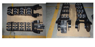 Robot Rubber Track Chasis
