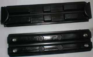 Rubber track shoe pad