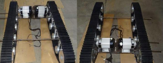Robot Rubber Track Chasis