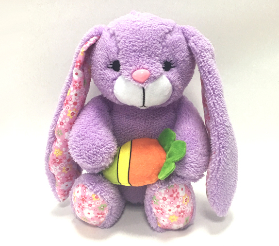 Lovely Easter Rabbit Stuffed Toys with Carrot Shape Egg