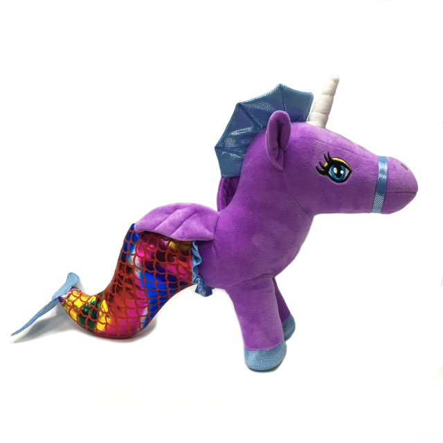 The Creative Combination of Unicorns And Mermaids Shows The Smooth, Soft And Custom LOGO of Fresh Plush Toys