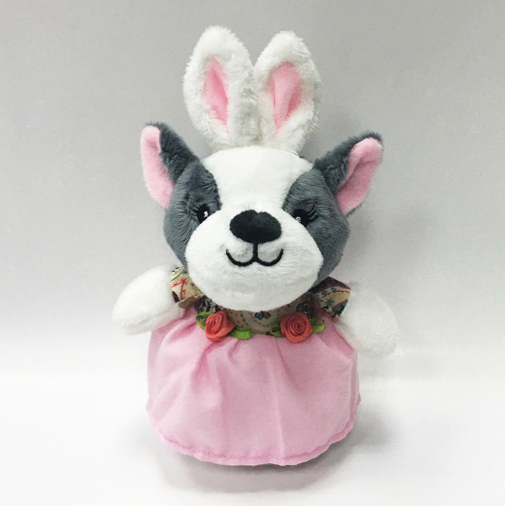 Factory supply custom Hot sale plush toy rabbit dressd wolf