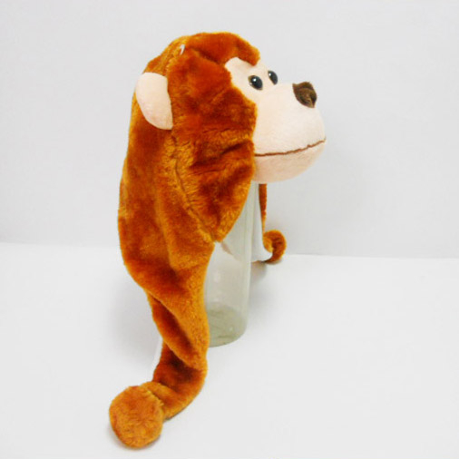 Soft Plush Toy Monkey Winter Hat for Kids