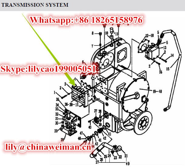 Sdlg LG936L LG938L LG956L LG958L Wheel Loader Spare Parts Shift Control Valve LG03-Bsf 4120000064