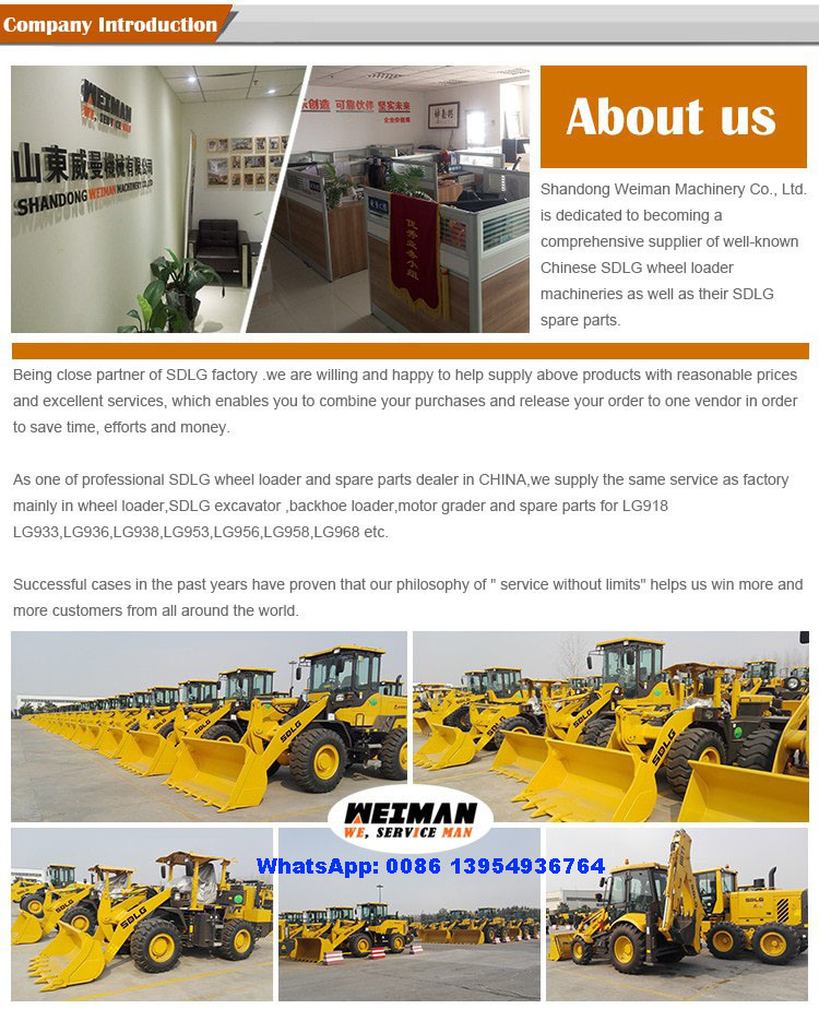 Brand New Chinese Wheel Loader L956f for Sale