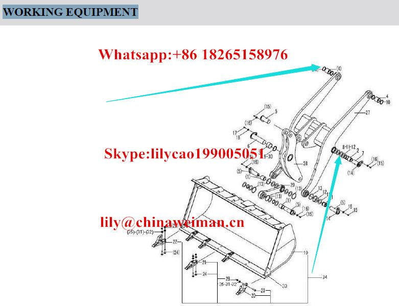 Sdlg LG933 LG936 LG938 Wheel Loader Parts Pustring Lgb307-60 4043000127 Sealing Ring Lgb307-65 4043000128