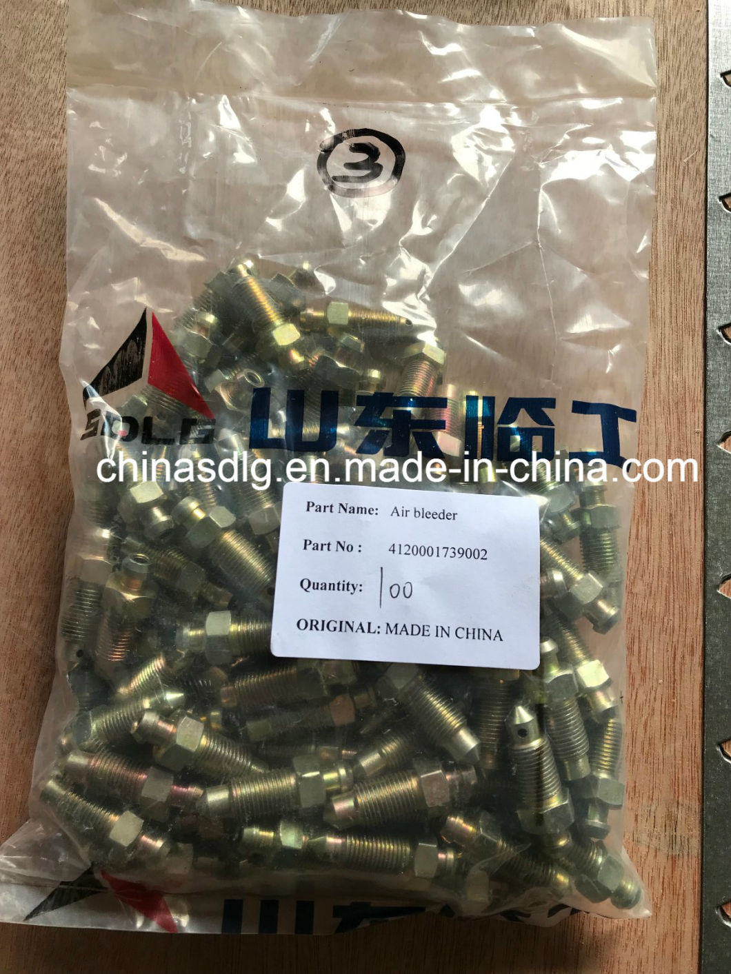 Air Bleeder 4120001739002 for Wheel Loader