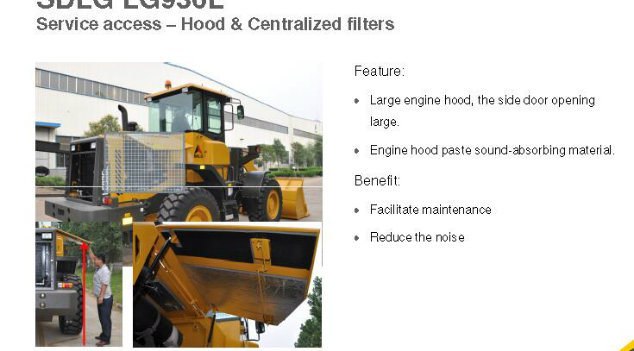 Construction Machinery Sdlg 3t Wheel Loader /Payloader LG936L for Sale